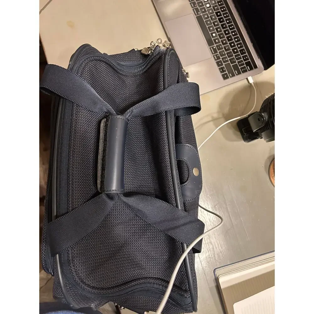 Samsonite Navy Overnight Carry On Travel Tote Shoulder Bag